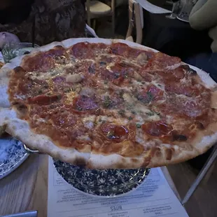 Spicy Salami Pizza