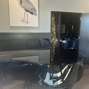 Piano and artwork