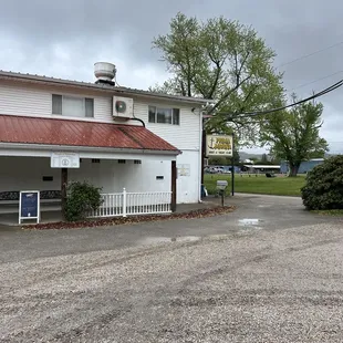 View of the front entrance