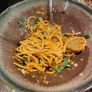 My daughter's Spaghetti all's vodka!