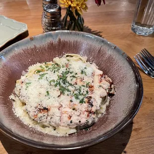 Fettuccine Chicken Alfredo