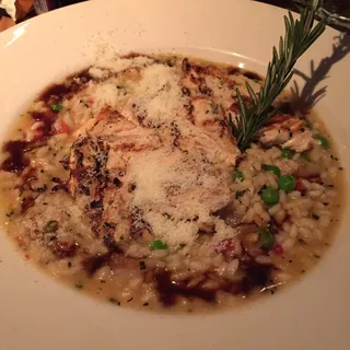 Grilled Chicken Risotto