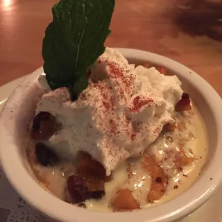 Warm Pumpkin Bread Pudding