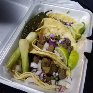 lengua tacos (sooo good)