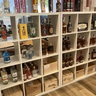 Hand-selected spirits. Some hard-to-find whiskies, too! You can almost always get something that Buffalo Trace makes.