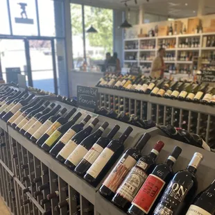 Bright, airy and clean. And you can have a glass of wine while you shop--count me in, always.