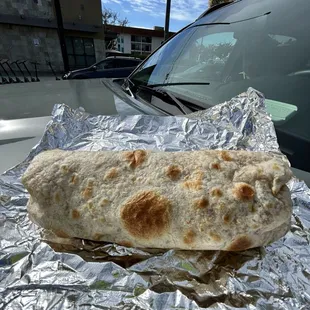 Smoked Brisket Breakfast Burrito  $12 and was huge! Worth every penny! Such fresh ingredients and the most tender brisket ever!