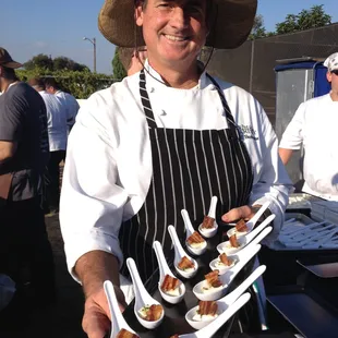Appetizers at the Farm Dinner