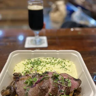 steak, food