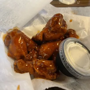 Honey buffalo wings