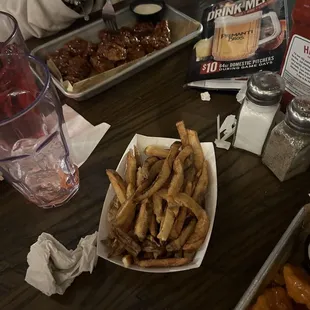 "Large" fries to share