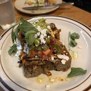 The best thing ever. Who new?Huitlacoche polenta/ cornbread.