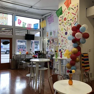 the inside of the store