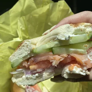 Lox bagel FIRE