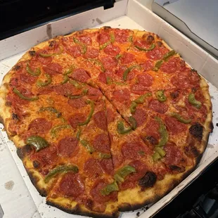 Pepperoni  and Green Peppers