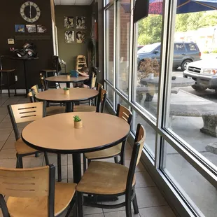 Some tables in the front!