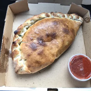 ~3lb spinach calzone
