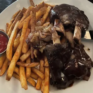 ribs, food, bbq ribs