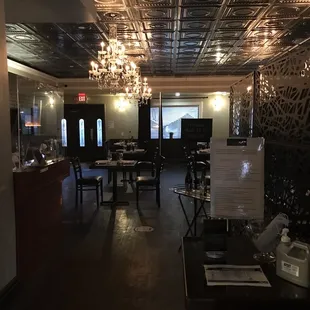 the interior of a restaurant