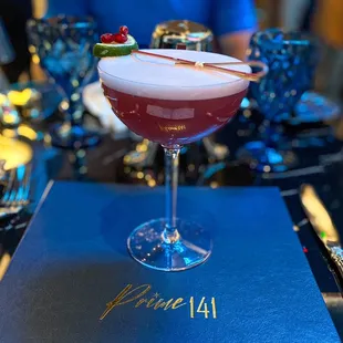 The Cancer, Pomegranate Vodka Cosmopolitan