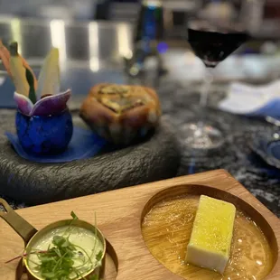 Bread with smoked butter