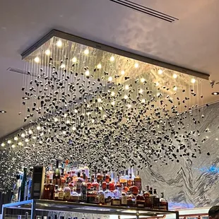 Cute decor above the bar