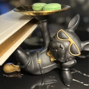 Need a mint macaron with your bill?