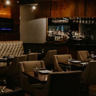 the interior of a restaurant