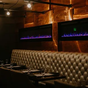 interior, sushi and sashimi