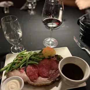 Prime Rib. I asked for rare and got it!