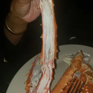 King crab leg meat