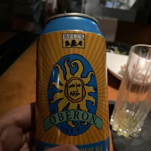 Oberon amber wheat ale