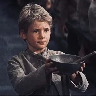 Can I have some more swaggy potatoes! Your ribs are showing, you should eat.