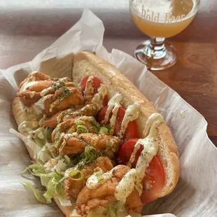 Shrimp po boy