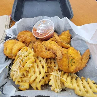 7/8/21 Shrimp and fries