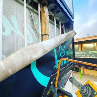 Nothing last forever, if your sign need repair give us a call,