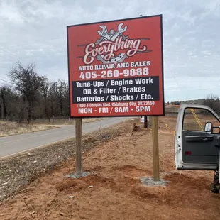 We have multiple options for all your sign needs , from beginning to end , sign time lapse.