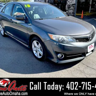 2013 Toyota Camry SE

https://primeautoomaha.com/listings/2013-toyota-camry-se/