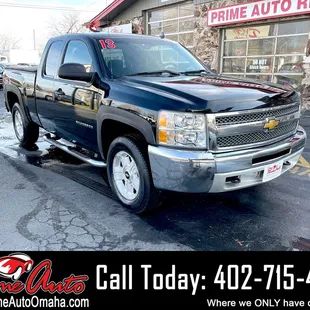 2013 Chevrolet Silverado 1500 LT Z71 EXT

https://primeautoomaha.com/listings/2013-chevrolet-silverado-1500-lt-z71-ext/