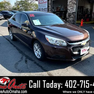 2015 Chevrolet Malibu 1LT

https://primeautoomaha.com/listings/2015-chevrolet-malibu-1lt/