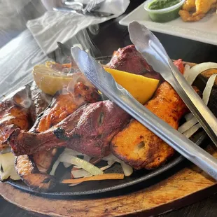 a plate of food