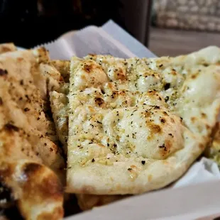 The garlic naan