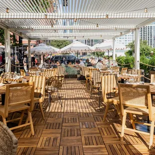 Prime Bar patio seating