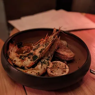 Wood Grilled Prawns