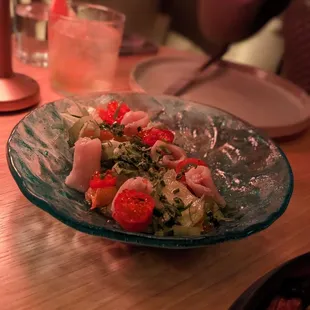 Kombu Cured Hamachi Crudo