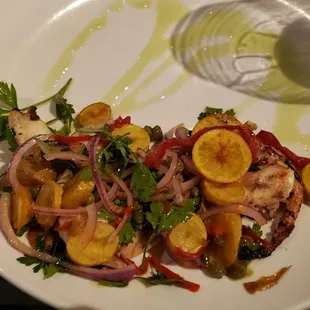 Grilled octopus