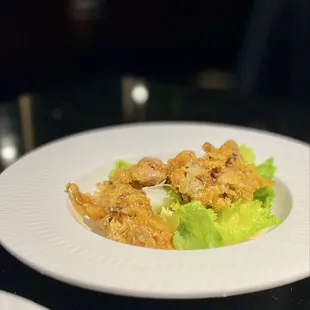 Crispy baby octopus