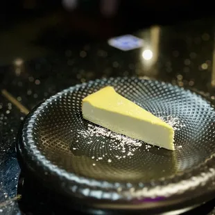 Green tea cheesecake
