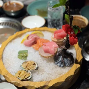 Sashimi platter