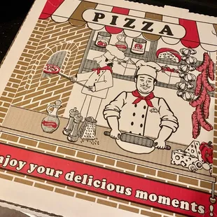 A pizza box, duh lol